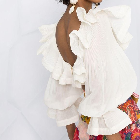 ZIMMERMANN LOVESTRUCK CROPPED BODICE TOP SIZE Zimmermann 2/US 6 - Picture 5 of 16